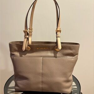 Michael Kors Tan Leather Tote Bag